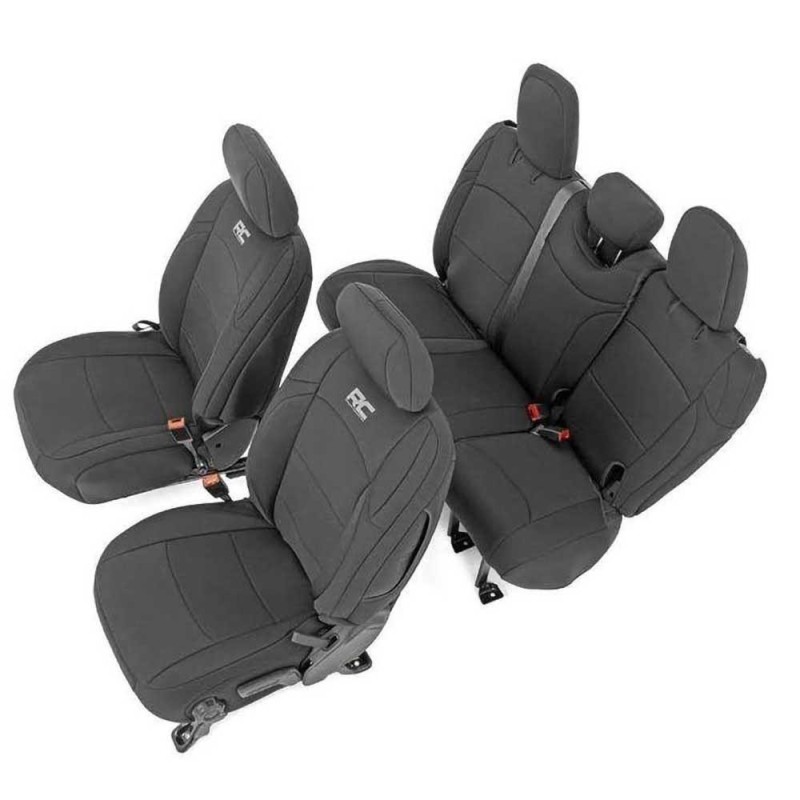 Set coprisedili in neoprene nero