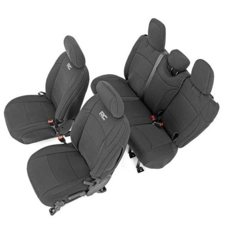 Set coprisedili in neoprene nero