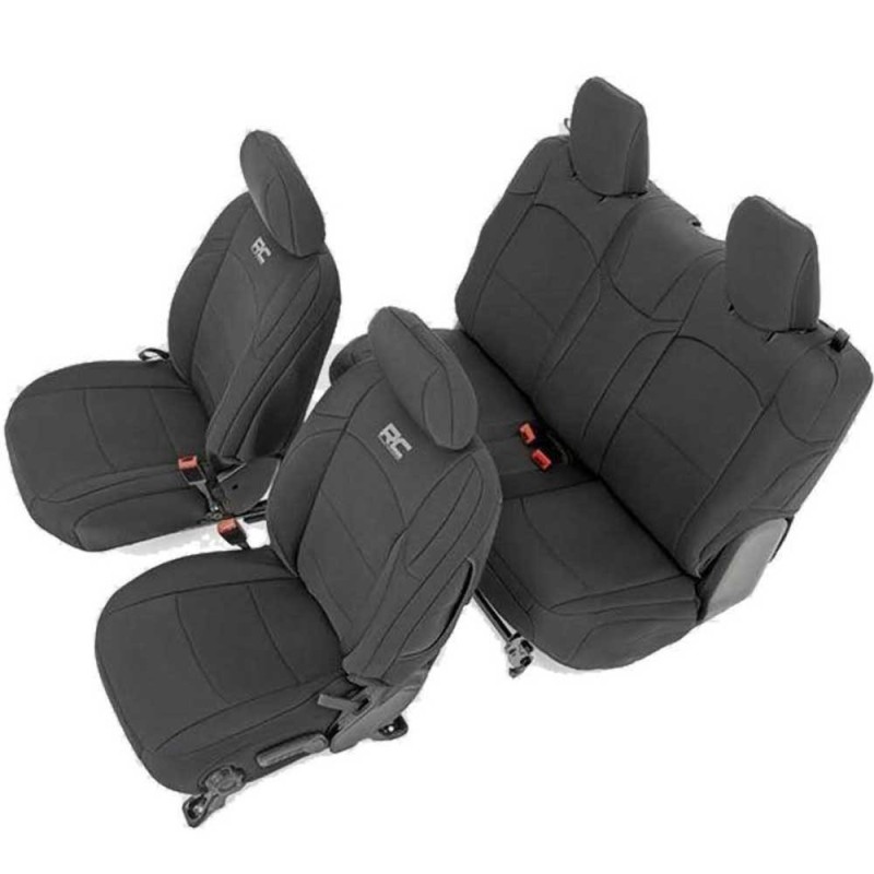Set coprisedili in neoprene nero Set coprisedili in neoprene nero