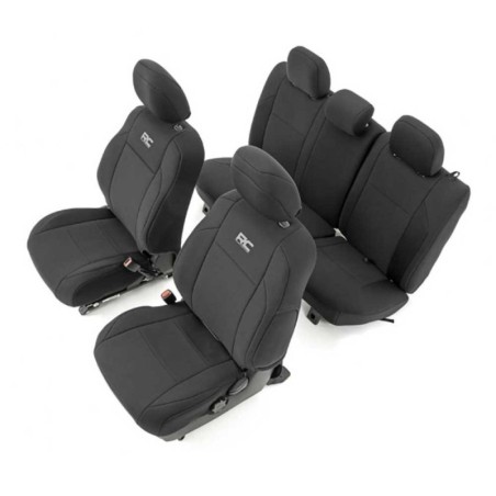 Set coprisella in neoprene nero