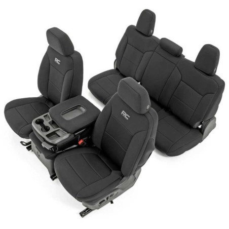 Set coprisella in neoprene nero