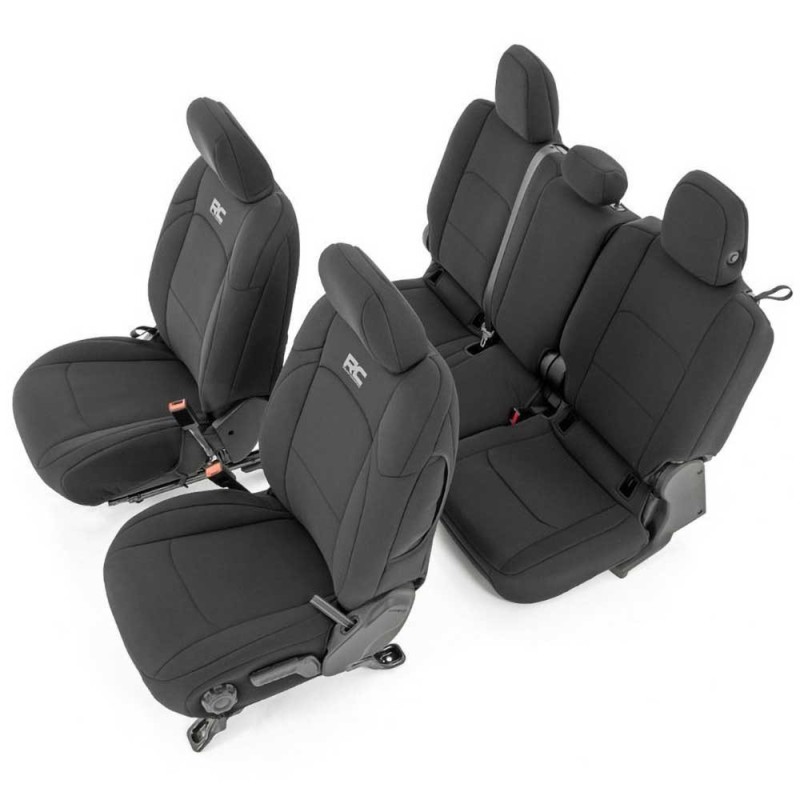 Set coprisella in neoprene nero