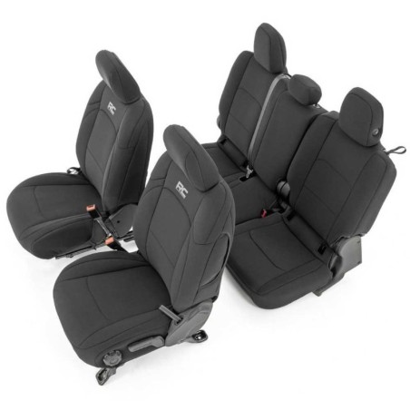 Set coprisella in neoprene nero
