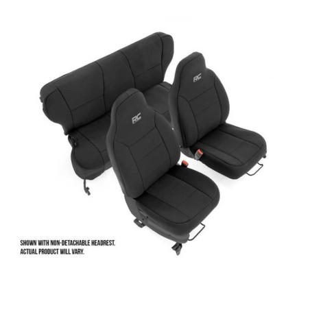 Set coprisella in neoprene nero