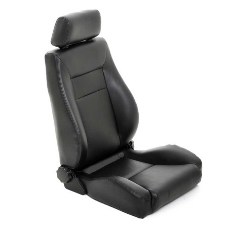 Sedili anteriori sportivi in pelle Black Vinyl