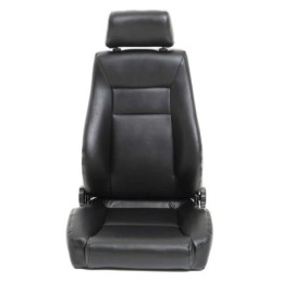 Sedili anteriori sportivi in pelle Black Vinyl