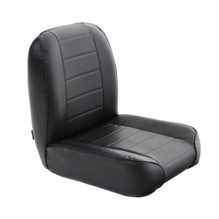 Sedile anteriore senza poggiatesta con schienale basso Black Vinyl