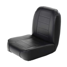 Sedile anteriore senza poggiatesta con schienale basso Black Vinyl