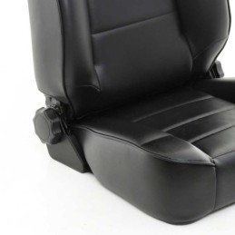 Sedile anteriore Factory Style Black Vinyl
