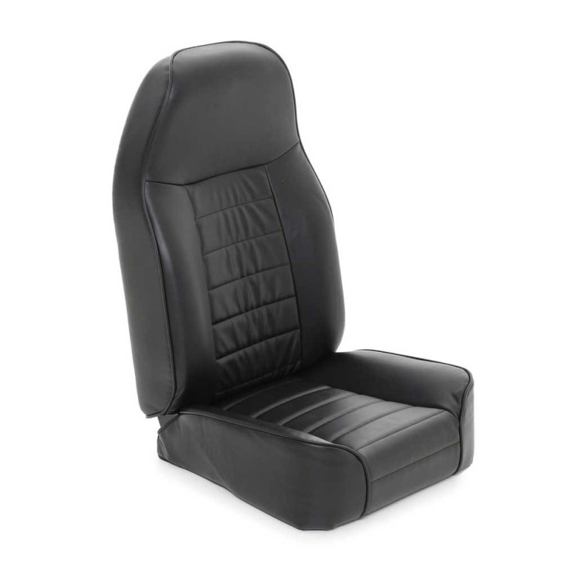 Sedile anteriore standard in pelle Black Vinyl