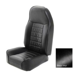 Sedile anteriore standard in pelle Black Vinyl