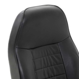 Sedile anteriore standard in pelle Black Vinyl