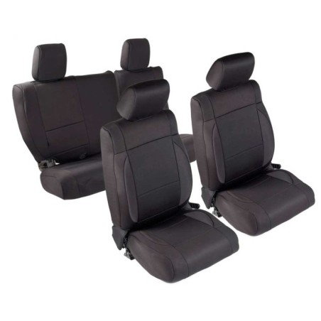 Coprisedili in neoprene Black Sides/Black Center