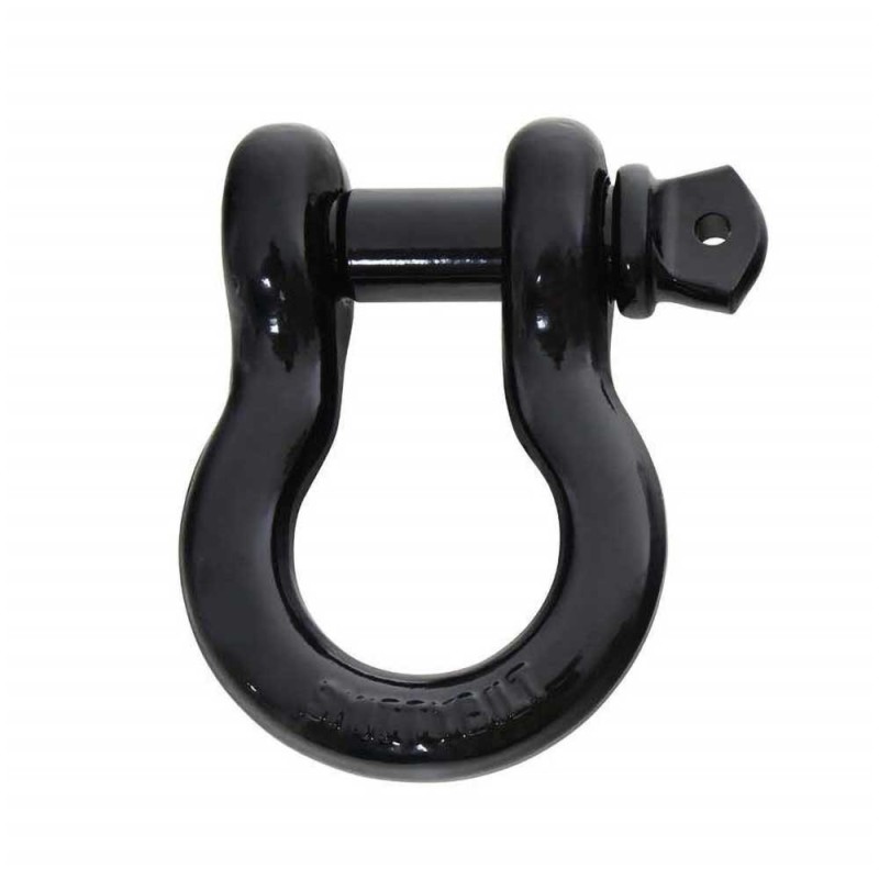 Anello a D nero 7/8"