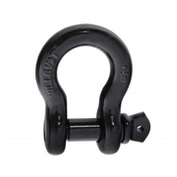 Anello a D nero 7/8"