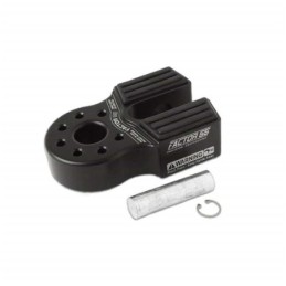 Flatlink con perno in titanio e protezione in gomma nero