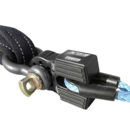 Flatlink con perno in titanio e protezione in gomma nero