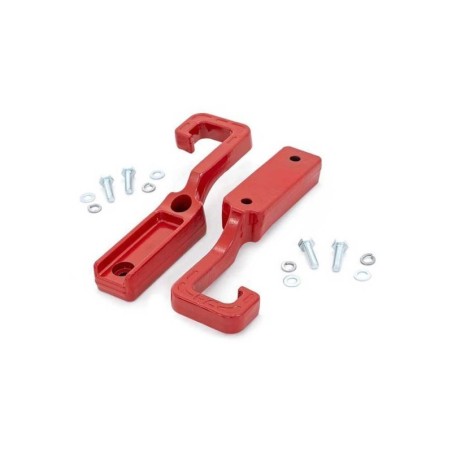 Ganci traino anteriori rosso