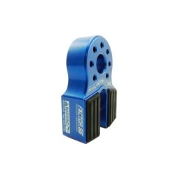 Flatlink con perno in titanio e protezione in gomma blu