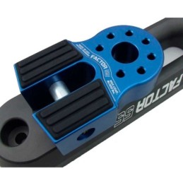 Flatlink con perno in titanio e protezione in gomma blu