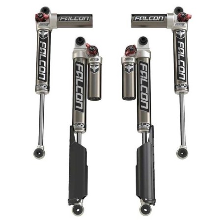 Kit ammortizzatori TeraFlex Falcon SP2 3.3 Fast Adjust Piggyback Lift 0-1.5"