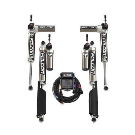 Kit ammortizzatori Falcon SP2 3.5 e-Adjust Piggyback Petrol Lift 0-1.5"