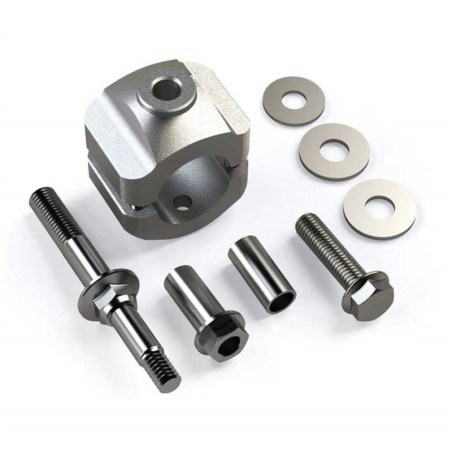 Kit staffa di montaggio riposizionamento stabilizzatore sterzo tirante 1-5/8" Lift 0-6'