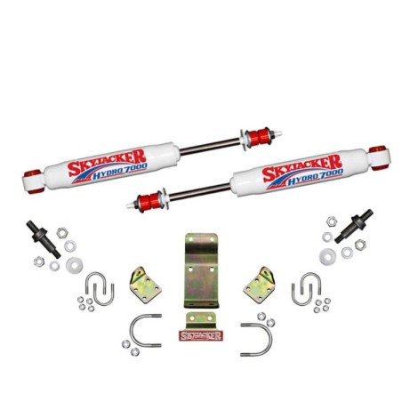 Doppio stabilizzatore di sterzo bianco