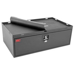 Contenitore in metallo con cassetto estraibile e chiudibile a chiave