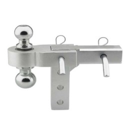 Attacco rimorchio regolabile con sfere 2"-2 5/6"