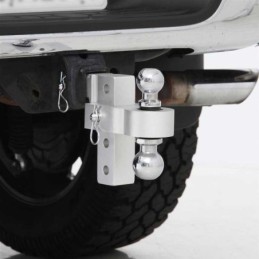 Attacco rimorchio regolabile con sfere 2"-2 5/6"
