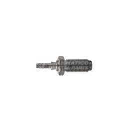 Raccordo dritto passaparete concavo con Collare a Graffare AN3 M10x1 Argentato
