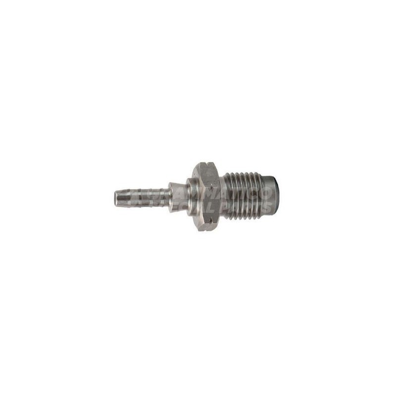 Raccordo dritto maschio sede doppia con Collare a Graffare AN3 M12x1 Inox Raccordo dritto maschio sede doppia con Collare a Graffare AN3 M12x1 Inox
