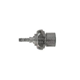 Raccordo dritto femmina convesso con anello scanalato con Collare a Graffare AN3 M10x1 Argentato