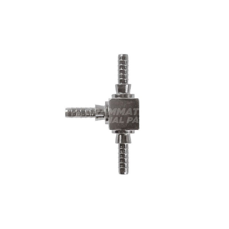 Raccordo a T 3 Vie con Collare a Graffare AN3-AN3 Inox Corpo ridotto