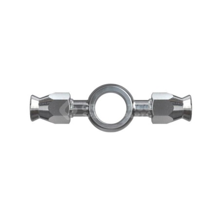 Raccordo a occhiello doppio con collo esteso con Collare a Graffare