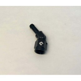 Raccordo Innesto 45° Femmina 9/16"x18 Nero