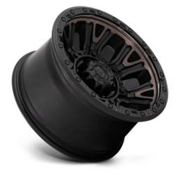 Cerchio in Lega D824 Traction Nero Opaco con Doppia Tinta Scura