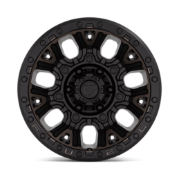 Cerchio in Lega D824 Traction Nero Opaco con Doppia Tinta Scura