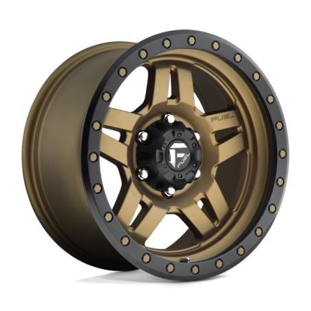 Cerchio in Lega D583 Anza Bronzo Opaco Anello Nero Perla