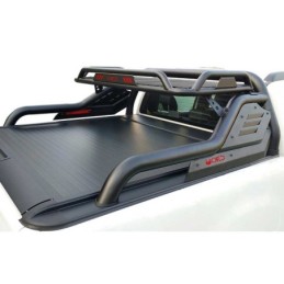 Copertura retrattile in alluminio e barra sport con portapacchi