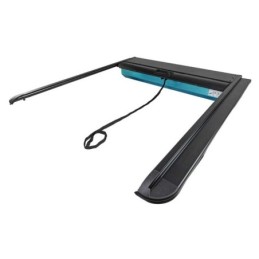 Copertura retrattile in alluminio e barra sport con portapacchi