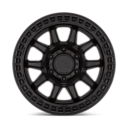 Cerchio in Lega Nero Opaco Calico