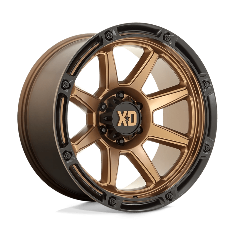 Cerchio in Lega XD863 Bronzo Opaco con Labbro Nero Cerchio in Lega XD863 Bronzo Opaco con Labbro Nero