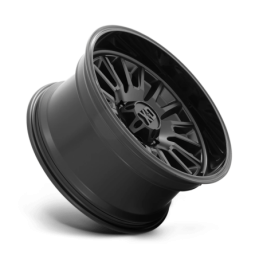 Cerchio in Lega XD864 Rover Nero Satinato con Labbro Nero Lucido