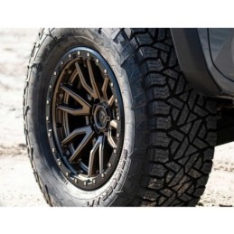 Cerchio in Lega D681 Rebel 6 Bronzo Opaco Anello Nero Perla