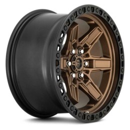 Cerchio in Lega D699 Kicker 6 Bronzo Opaco Anello Nero Perla