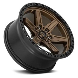 Cerchio in Lega D699 Kicker 6 Bronzo Opaco Anello Nero Perla