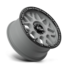 Cerchio in Lega KM535 Grenade Off-road Grigio Opaco con Labbro Nero opaco