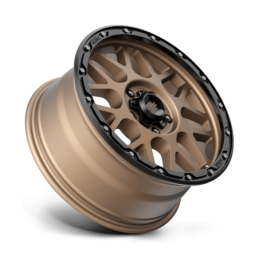 Cerchio in Lega KM535 Grenade Off-road Bronzo Opaco con Labbro Nero Opaco